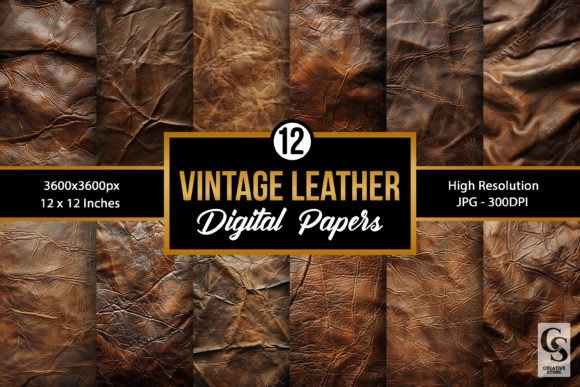 Authentic Character: Using Vintage Leather Texture Backgrounds