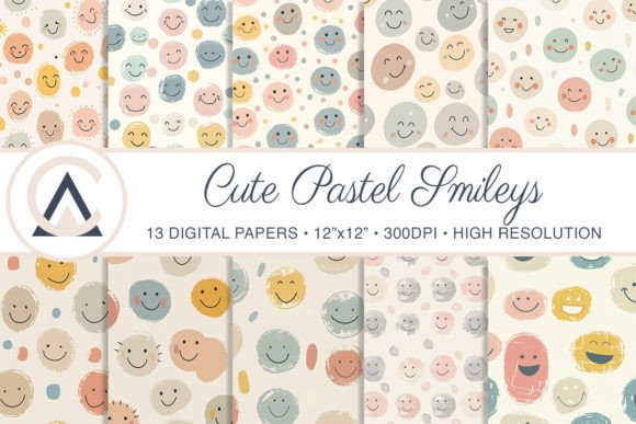Creative Uses for Seamless Neutral Kids Smiley Backgrounds