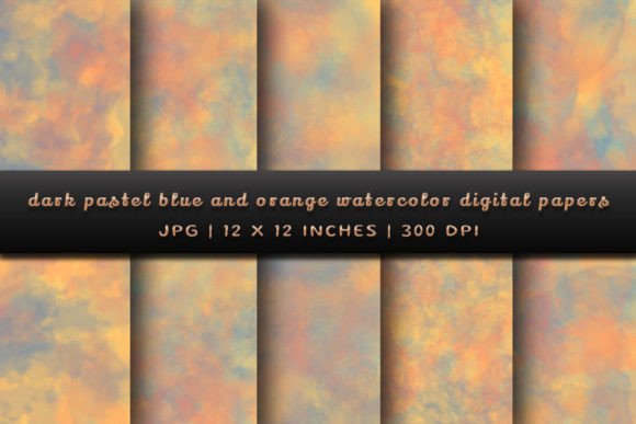 Dark Pastel Blue and Orange Backgrounds: A Designer's Guide