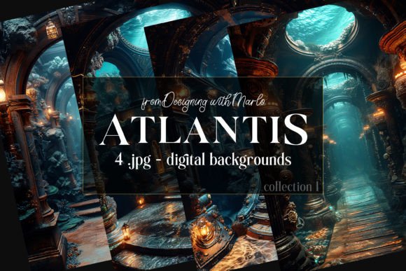 Dive Into Design: Using Atlantis Under Sea Fantasy Backgrounds