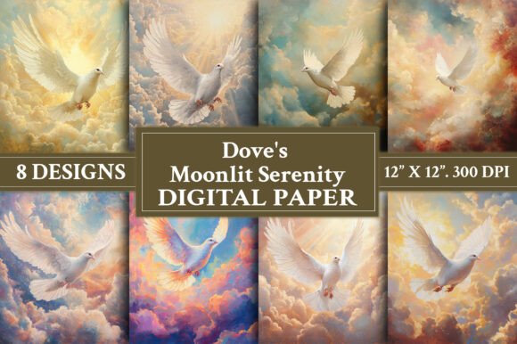 Dove's Moonlit Serenity Backgrounds: A Designer's Guide
