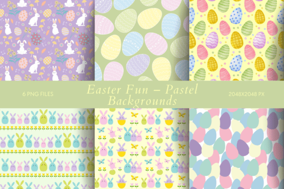 Easter Fun Pastel Backgrounds: Your Spring Design Toolkit