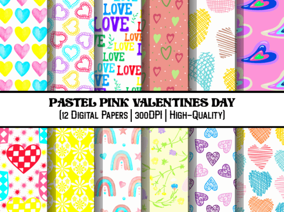 Elevate Your Valentine's Day Designs with Pastel Pink Backgrounds