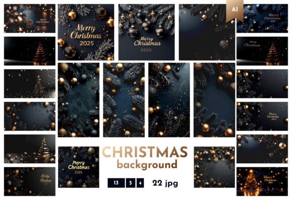 Embrace the Night: Elevate Your Holiday Projects with Black Christmas Backgrounds