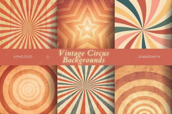 Step Right Up: Capturing Nostalgia with Vintage Circus Backgrounds