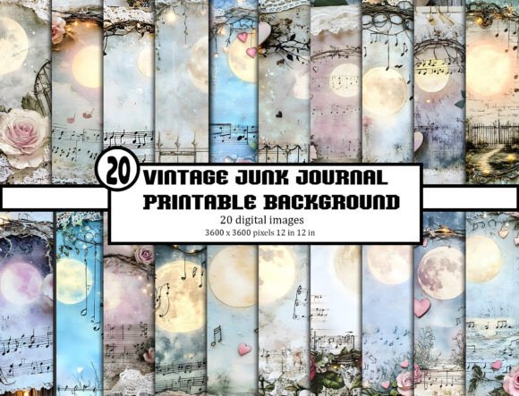 Unlocking Creativity with Vintage Junk Journal Backgrounds