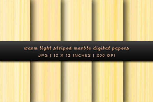 Warm Light Striped Marble Backgrounds for Elevated Design